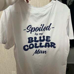 blue collar girlfriend shirt